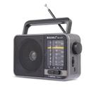 Rádio transistorizado AM/FM portátil com alto-falante, alimentado por bateria ou USB - Rádio de emergência compacto para ambientes internos, externos, viagens e tempestades (modelo BJL-671)