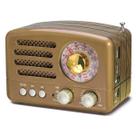 Rádio transistorizado PRUNUS J-160 Retro Bateria AM FM SW Gold Rádio transistorizado PRUNUS J-160 Retro Bateria AM FM SW Gold