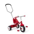Rádio Triciclo Flyer Deluxe Steer & Stroll - Vermelho (2-5 anos)