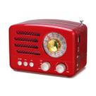 Rádio vintage retrô portátil PRUNUS J-160 com Bluetooth vermelho