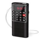 Rádio Walkman FM Portátil e Recarregável PRUNUS - Com Gravador