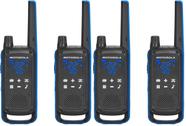 Rádios comunicadores Motorola T802 22 canais 56 km kit com 4 unidades