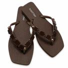 Rafitthy Chinelos Feminino Bronze - BRONZE