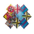 Raia Flechinha de Plástico Pronta 45x45- Pacote com 10 unidades- Resistente, Veloz, Pipas, Raias, Pe