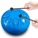 Rain Drum REGIS Steel Tongue Drum 8 Notes 15 cm com bolsa e marretas