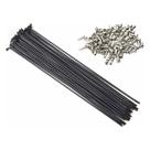 Raio 2.0 x 283 inox hwx preto com niple / 36 raios Raio 2.0 x 283 inox hwx preto com niple / 36 raios