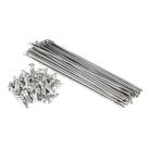 Raio 2.5 x 265 inox duplo hwx com niple / 36 raios Raio 2.5 x 265 inox duplo hwx com niple / 36 raios