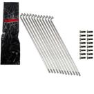 Raio Dian/Tras INOX 36 Peças RD135 FACTOR-HUNTER-MAX-YBR125