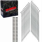 Raio Traseiro Jogo 36 Peça 4MM INOX XTZ150 CROSSER 2019-2023 Raio Traseiro Jogo 36 Peça 4MM INOX XTZ150 CROSSER 2019-2023
