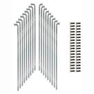 Raios Dianteiro Jogo 36 Peça 4MM INOX XTZ150 2014 À 2018 Raios Dianteiro Jogo 36 Peça 4MM INOX XTZ150 2014 À 2018