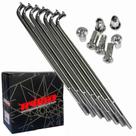 Raios Dianteiro/Traseiro Jogo 36 Peças 4MM CROMADO BIZ POP Raios Dianteiro/Traseiro Jogo 36 Peças 4MM CROMADO BIZ POP