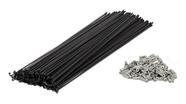 Raios Paco Raio Preto Aço 255mm 2.0 Para Aro 26 Mtb 72 Un Preto