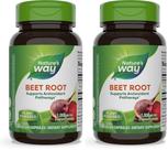 Raiz de beterraba Nature's Way, 1000 mg, 100 cápsulas vegetais, pacote com 2 Raiz de beterraba Nature's Way, 1000 mg, 100 cápsulas vegetais, pacote com 2