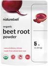 Raiz de beterraba orgânica em pó NatureBell 2,27 kg 4.000 mg/porção