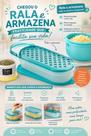 Rala Bem 500ml AZUL Tupperware Rala Bem 500ml AZUL Tupperware