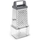Ralador 4 Faces Com Coletor Top Pratic, 20,5 Cm - Aço Inox