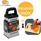Ralador De 4 Faces Aço inox Cabo Plástico para Legumes Arroz Cozinha Restaurantes Buffet