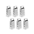 Ralador de Queijo Mini Aço Inox Pequeno Raspas de Limao 6un