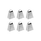 Ralador de Queijo Mini Inox Pequeno Raspas de Limao 6un