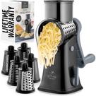 Ralador de Queijo Rotativo Zulay Kitchen - 5 Lâminas