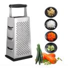 Ralador Fatiador Inox 4 em 1 C/ Alça Cozinha Legumes