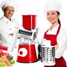 Ralador Fatiador Multifuncional Cortador Manual Inox 3 Em 1 Cozinha Verduras Legumes Queijo Repolho