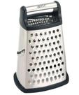 Ralador Inox Base Emborrachada 4 Faces Grande Profissional