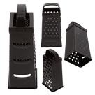 Ralador Manual 4 Faces Inox C/ Pegador Resistente 23cm Preto