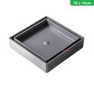 Ralo 10x10 Oculto Seca Piso porcelanato Inteligente Cinza