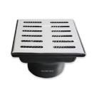 Ralo 15x15 Inox Tela Anti Insetos Caixa Coletora Saída Baixa 75mm