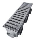 Ralo 15x50 Inox Reforçado Espelhado com Caixa Plástica Modular Cinza e Tela