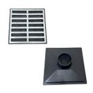 Ralo 20X20 Alumínio Saída Baixa 100mm Sifonado e Tela Anti Insetos