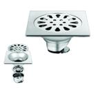Ralo Antiodor Elimina Mal Cheiro Anti Odor 9,5x9,5 Aço Escovado