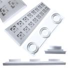Ralo Apartamento Sacada Laje 15x50 Inox Dubai Coletor Raso 3cm Profundidade Branco