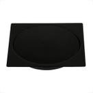 Ralo automatico rainha square 10x10 preto fosco