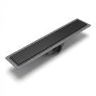 Ralo base Abs 70X8 cm com tampa de inox Versata, RVTP700 - Selmetal Preto