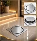 Ralo Click 15x15 Premium Cromado Inox 304 Banheiro e Lavabo