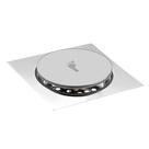 Ralo click inteligente 10x10 para banheiro cor inox cromada
