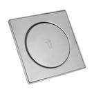 Ralo Click Inteligente 15x15 Aço Inox Clic Pop Up Banheiro Lavabo Casa