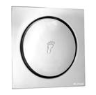 Ralo Click Inteligente P/ Banheiro Quadrado 15 Cm Inox Cromo Ralo Click Inteligente P/ Banheiro Quadrado 15 Cm Inox Cromo