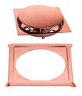 Ralo Click Inteligente P/ Piso + Porta Grelha Rose 15x15