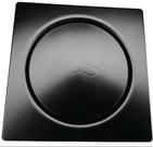 Ralo Click Inteligente Preto Fosco 15 x15 para banheiro e lavanderia interno ou externo