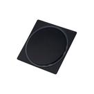 Ralo Click Inteligente Preto Fosco Cromado Banheiro 10 x10cm