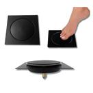 Ralo Click Inteligente Quadrado 10x10 Cm Preto Ralo Click Inteligente Quadrado 10x10 Cm Preto