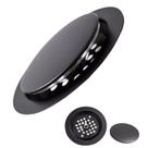Ralo Click P/banheiro Redondo Preto Black 10x10 Veda Cheiro
