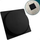 Ralo Click Preto Fosco 10x10 Aço Inox Ralo De Chão Banheiro Escoamento Box 10cm Quadrado Veda Cheiro Antiodor Lavabo Tampa Inteligente Black