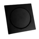Ralo Click Quadrado 15x15cm Preto Fosco Inox Banheiro