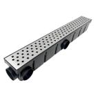 Ralo de Escoamento Inox 6 x 50cm Bolinhas Coletor Preto Tela