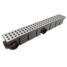 Ralo de Escoamento Inox 6 x 50cm Coletor Marrom Tela QDR
