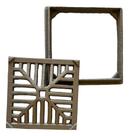 Ralo De Ferro Fundido 25x25 C/caixilho Área Externa Cozinha